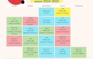 CRENEAUX ENTRAINEMENTS SAISON 2024-2025