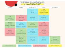 CRENEAUX ENTRAINEMENTS SAISON 2024-2025